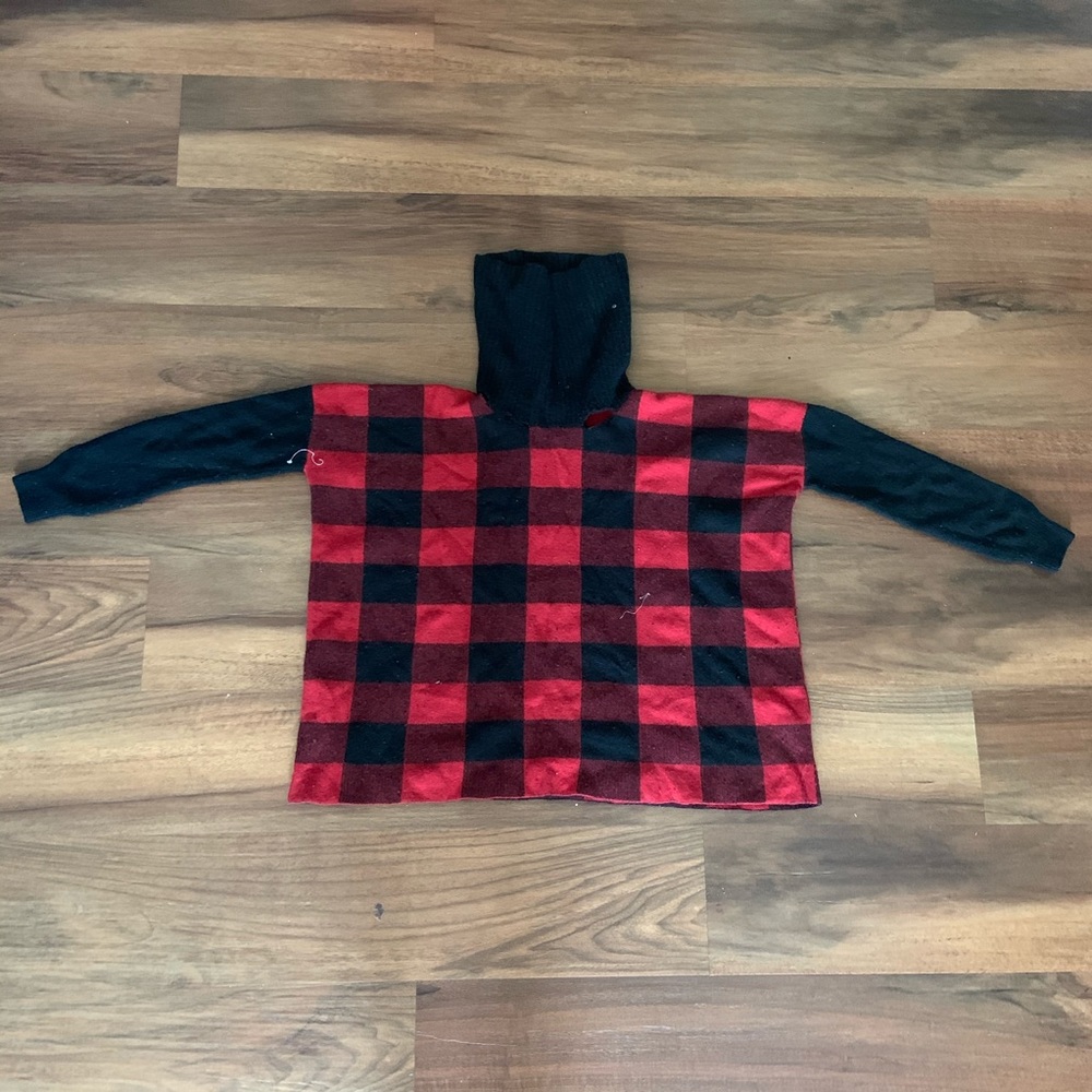 Ralph Lauren Red and Black Turtle neck Sweater